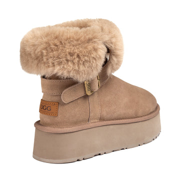 UGG Short Belt Platform Boots
