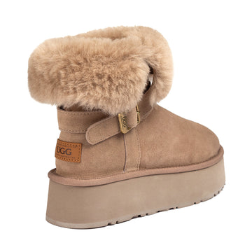 UGG Short Belt Platform Boots, for women view 3