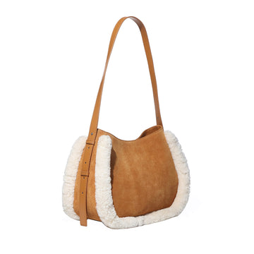 Ja Hand Ugg Bag women's sheepskin hand bag in Chestnut view 2