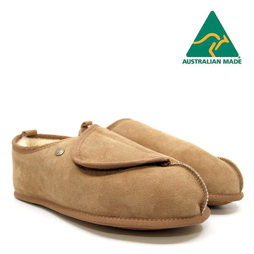 Australian Made - Pat Velcro Ugg Slippers