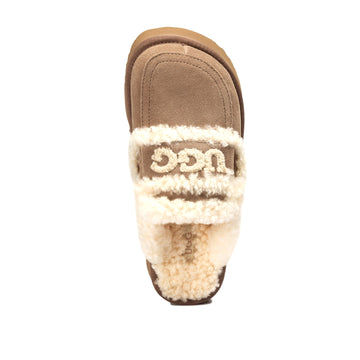 UGG Chloe Fluffy Platform Scuff