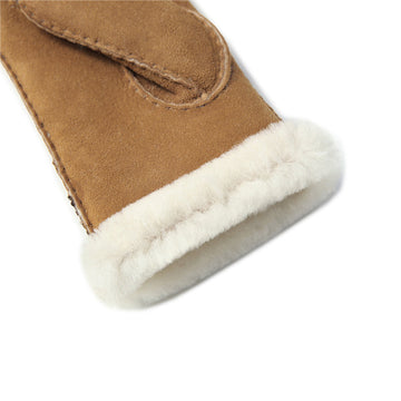 Knit Sheepskin Ugg Gloves
