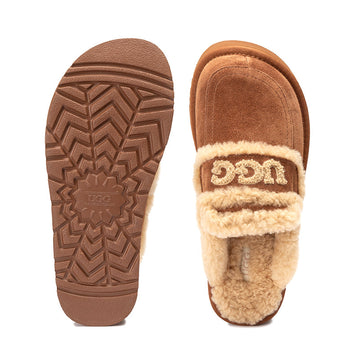 UGG Chloe Fluffy Platform Scuff