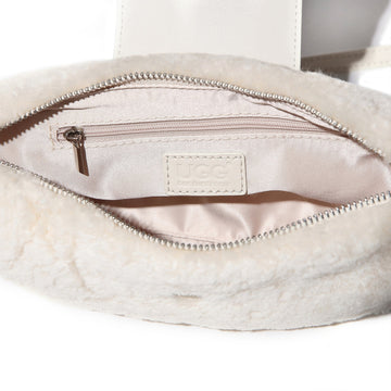 Sam Shoulder Bag Uggs women's sheepskin shoulder bag in Beige view 5