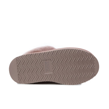 Fluffy Strappy Platform Scuff Uggs