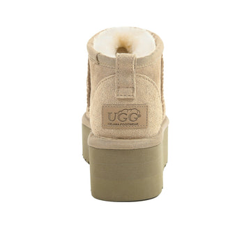 UGG Premium Ultra Mini Platform Boots, for women in Sand view 4
