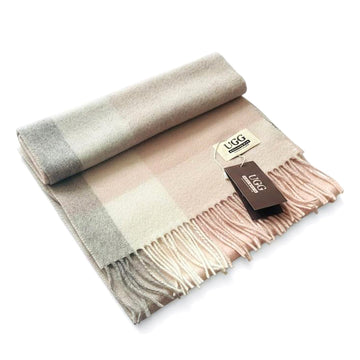 Wool Scarf Premium Uggs, for women and men in Pink / Grey view 4