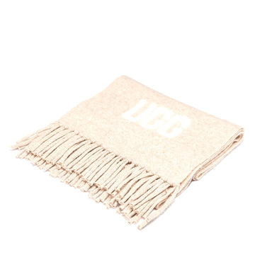 Cashmere Aus Wool Scarf Uggs, for women and men in Almond view 4