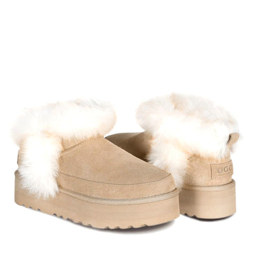 Mini Fluffy Platform Uggs