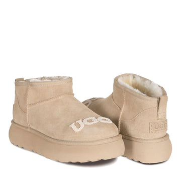 Platform Logo Mini Ugg Boots