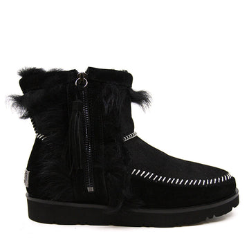 Side Fur Ugg Boots