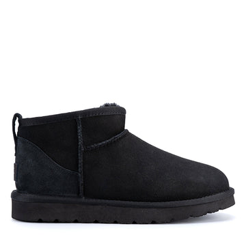Premium Ultra Mini Ugg Boots, for women and men in Black view 13