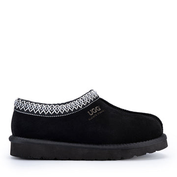 Premium Tassie Ugg Slippers, for women and men in Black view 1