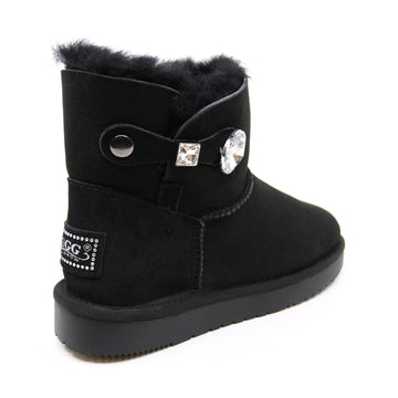 Mini Crystal Button Uggs