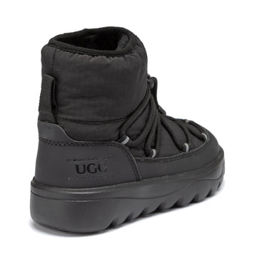 Kids Snow Water-resistant Uggs, rain boots in Black view 7