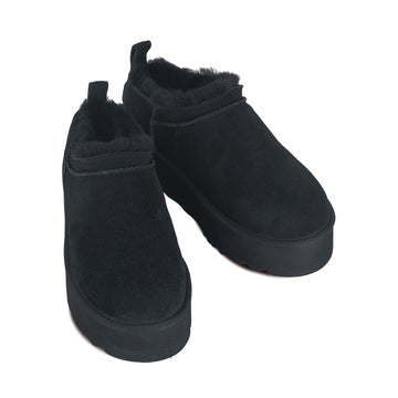Mini Platform Uggs, women's slippers in Black view 9