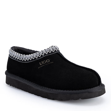 Premium Tassie Ugg Slippers, for women and men in Black view 2