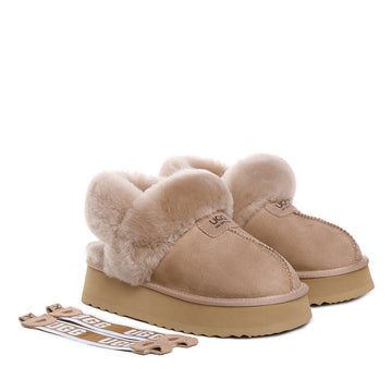 Detachable Fluffy Platform Uggs