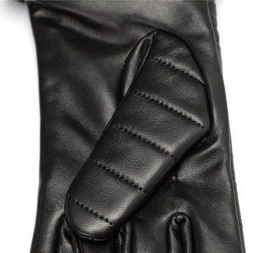 Fluffy Leather Gloves Uggs