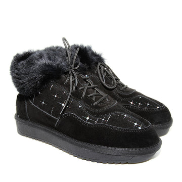 Lace up Fluffy Uggs