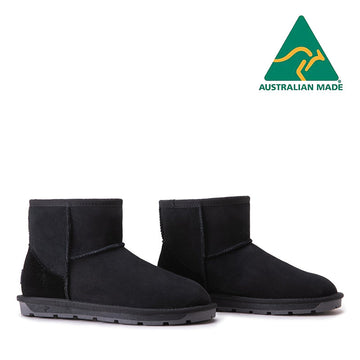 UGG Roozee Mini Classic Australian Made, women's and men's boots in Black view 15