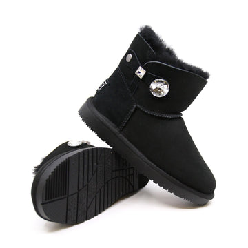 Mini Crystal Button Uggs