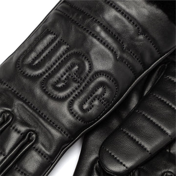 Fluffy Leather Gloves Uggs