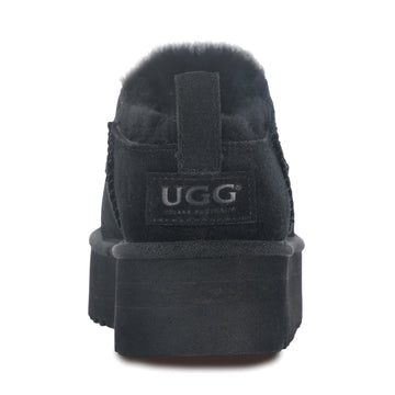 Mini Platform Uggs, women's slippers in Black view 10