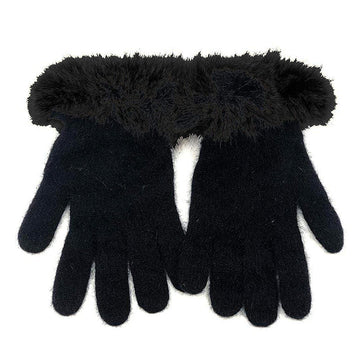 Premium Possum and Merino Wool - Fur Trim Gloves