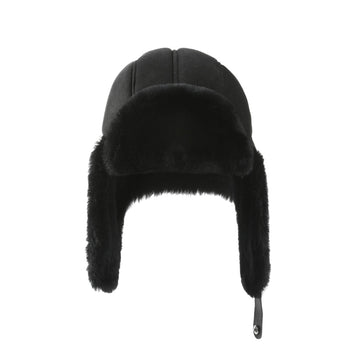 Aviator Hat Sheepskin Uggs, for women and men in Black view 6