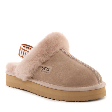 Platinum Slingback Scuff Uggs