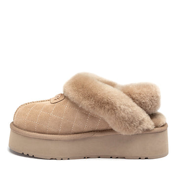 Fluffy Strap Platform Uggs