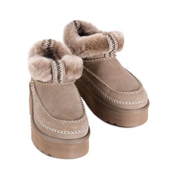 Premium Platform Uggs, women's slippers in Brown view 9