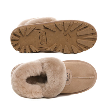 Fluffy Strap Ladies Scuff Uggs