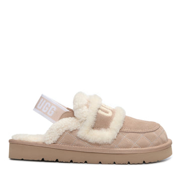 Detachable Fluffy Uggs, women's slippers in Bronze view 6