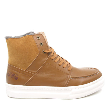 Men Lace-Up Ugg Boots