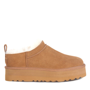 Mini Platform Uggs, women's slippers in Chestnut view 11