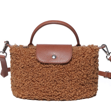 Pam Shoulder Ugg Bags women's sheepskin shoulder purse in Chestnut