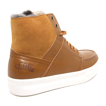 Men Lace-Up Ugg Boots