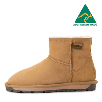 UGG Roozee Mini Classic Australian Made, women's and men's boots in Chestnut view 2