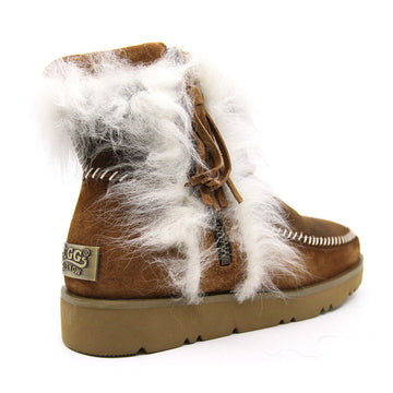Side Fur Ugg Boots