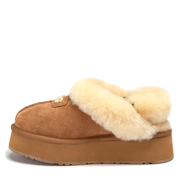 Fluffy Strap Platform Uggs