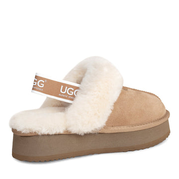 Premium Platform Fluffy Ugg Scuff