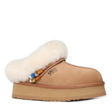 Platform Tazzelle Ugg Slippers, for women in Chestnut view 2
