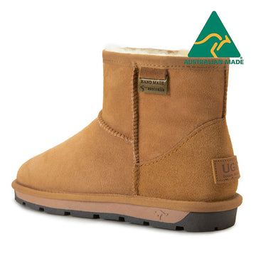 UGG Roozee Mini Classic Australian Made, women's and men's boots in Chestnut view 3