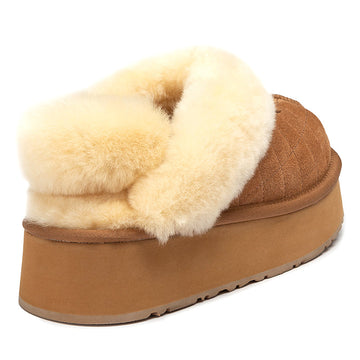 Fluffy Strap Platform Uggs