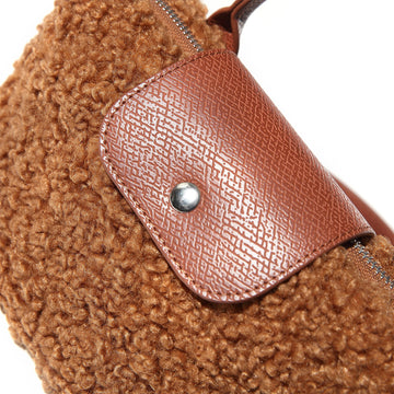 Pam Shoulder Ugg Bags women's sheepskin shoulder purse in Chestnut view 3
