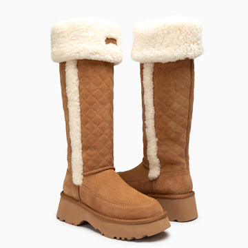 Premium Tall Platform Ugg Boots