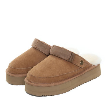 Clog Wool Platform Scuff Uggs