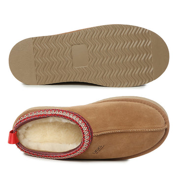 Platinum Tass Platform Ugg Slippers